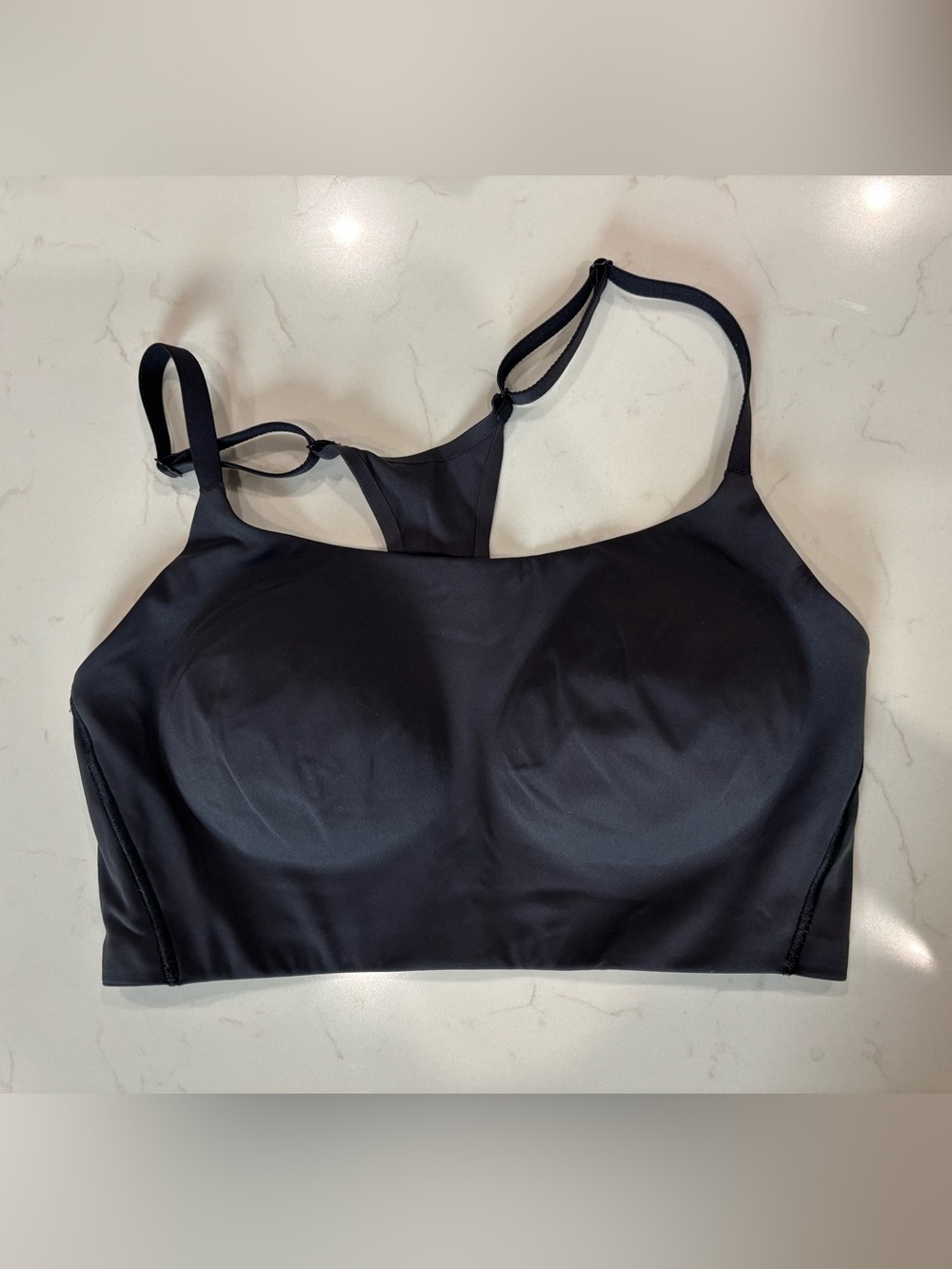 NWOT Huug Daily Embrace Racerback Adjustable Bra in Black